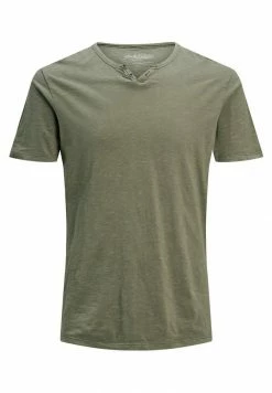 Jack & Jones JJESPLIT NECK TEE - Basic T-shirt - Dusky Green 11 Jack & Jones JJESPLIT NECK TEE - Basic T-shirt - Dusky Green -Jack & Jones Shop 7f0bb98be1bb488e8755cfc1c4af5b73