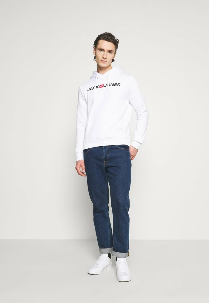 Jack & Jones Hoodie - White 2 Jack & Jones Hoodie - White - Image 2