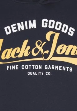 Jack & Jones JJELOGO HOOD - Hoodie - Navy Blazer -Jack & Jones Shop 8076d6cbebad4974a06f514fc33c591f