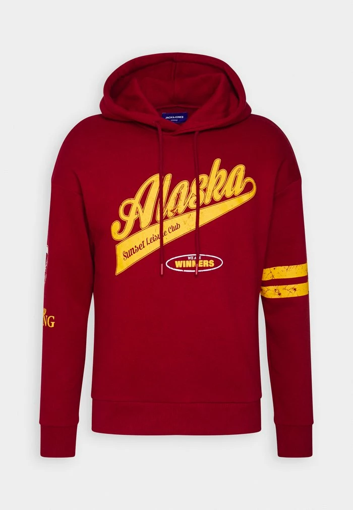Jack & Jones JORALASKA HOOD - Sweatshirt - Rhubarb 4 Jack & Jones JORALASKA HOOD - Sweatshirt - Rhubarb - Image 4