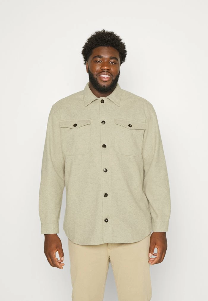 Jack & Jones JOROLLIE OVERSHIRT - Shirt - Peyote 1 Jack & Jones JOROLLIE OVERSHIRT - Shirt - Peyote