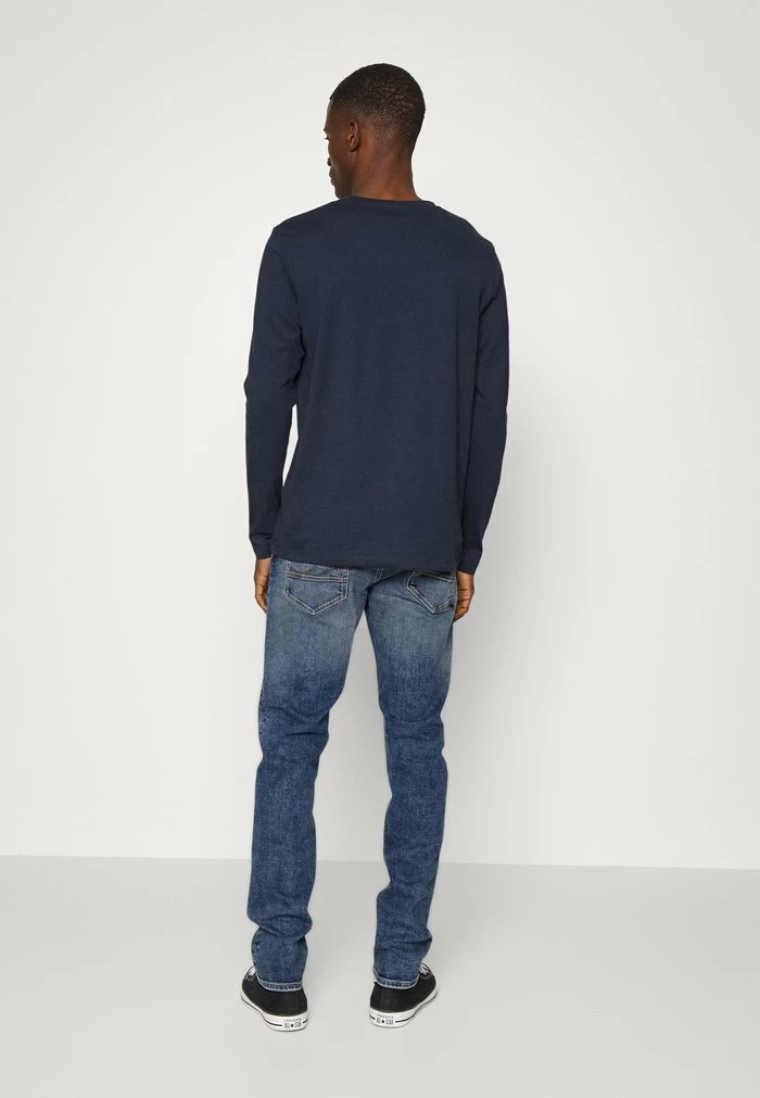 Jack & Jones JJIGLENN JJFOX - Straight Leg Jeans - Blue Denim 3 Jack & Jones JJIGLENN JJFOX - Straight Leg Jeans - Blue Denim - Image 3