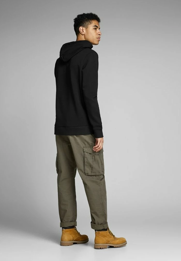 Jack & Jones JJECORP LOGO HOOD - Hoodie - Black 3 Jack & Jones JJECORP LOGO HOOD - Hoodie - Black - Image 3