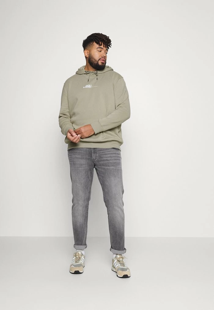 Jack & Jones JPRBLABOOSTER HOOD - Sweatshirt - Silver Sage 2 Jack & Jones JPRBLABOOSTER HOOD - Sweatshirt - Silver Sage - Image 2