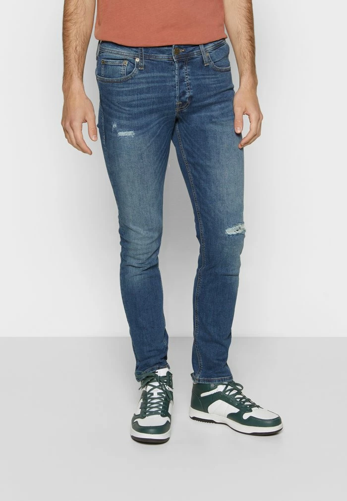 Jack & Jones JJIGLENN - Slim Fit Jeans - Blue Denim 3 Jack & Jones JJIGLENN - Slim Fit Jeans - Blue Denim - Image 3