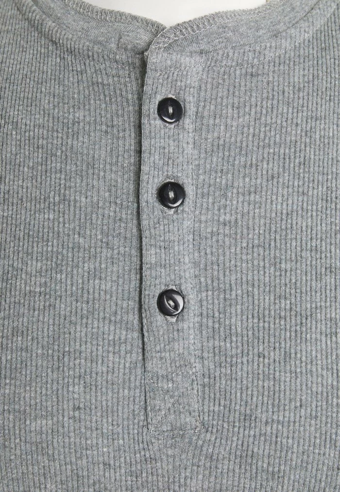 Jack & Jones JACHENRIK HENLEY - Pyjama Top - Grey Melange 6 Jack & Jones JACHENRIK HENLEY - Pyjama Top - Grey Melange - Image 6
