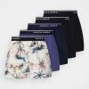Jack & Jones JACPALM WOVEN 5 PACK - Boxer Shorts - Blue Fin