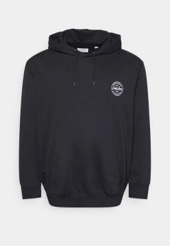 Jack & Jones JJEGORDON SHARK HOOD - Sweatshirt - Black