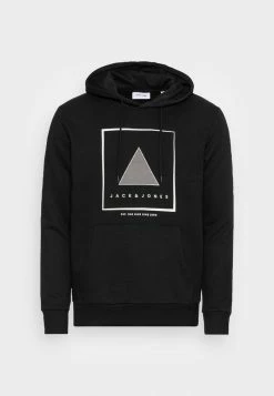 Jack & Jones JJROBERT HOODY - Sweatshirt - Black
