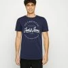 Jack & Jones JJDUSTY TEE - Print T-shirt - Navy Blazer