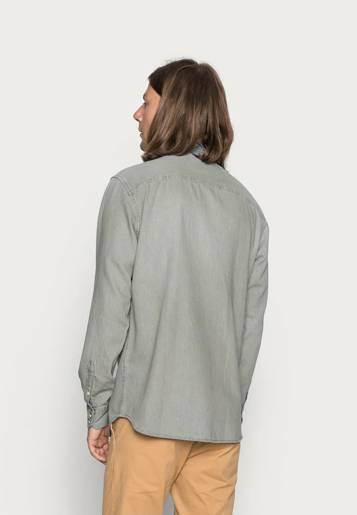 Jack & Jones JJESHERIDAN L/S NOOS - Shirt - Light Grey 3 Jack & Jones JJESHERIDAN L/S NOOS - Shirt - Light Grey - Image 3