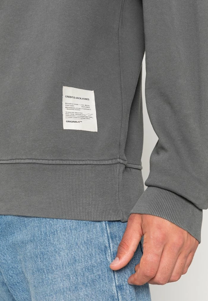 Jack & Jones JORWASH CREW NECK UNISEX - Sweatshirt - Asphalt 5 Jack & Jones JORWASH CREW NECK UNISEX - Sweatshirt - Asphalt - Image 5