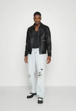 Alternative view of Jack & Jones JJTIMBER JACKET - Faux Leather Jacket - Black