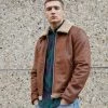 Jack & Jones JJEAGLE JACKET - Faux Leather Jacket - Almond