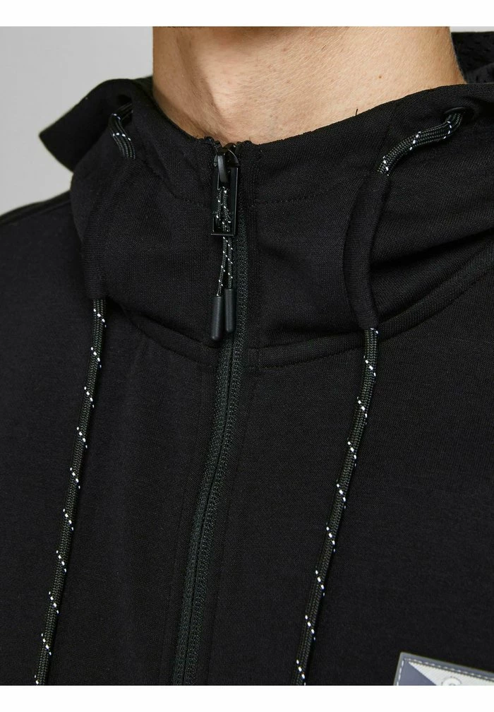 Jack & Jones JCOAIR - Zip-up Sweatshirt - Black 5 Jack & Jones JCOAIR - Zip-up Sweatshirt - Black - Image 5