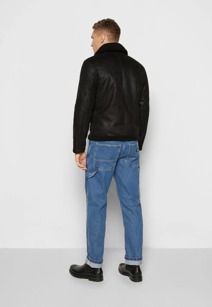 Jack & Jones JJEAGLE JACKET - Faux Leather Jacket - Black 4 Jack & Jones JJEAGLE JACKET - Faux Leather Jacket - Black - Image 4
