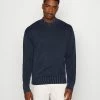 Jack & Jones JORWILLIAM MOCK NECK - Jumper - Navy Blazer