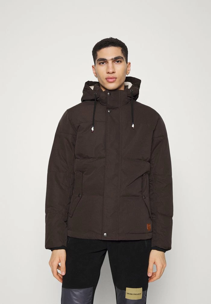 Jack & Jones JJTIMO PUFFER JACKET - Winter Jacket - Mulch 1 Jack & Jones JJTIMO PUFFER JACKET - Winter Jacket - Mulch