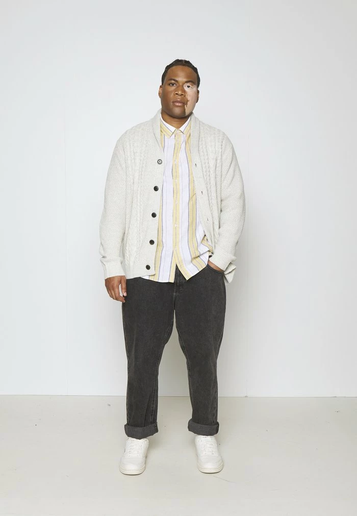 Jack & Jones JJCRAIG SHAWL NECK CARDIGAN - Cardigan - White 2 Jack & Jones JJCRAIG SHAWL NECK CARDIGAN - Cardigan - White - Image 2