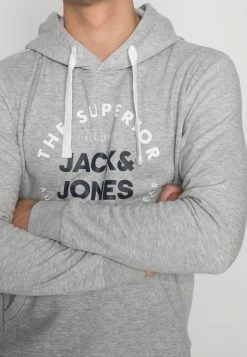 Jack & Jones JJHERRO - Hoodie - Light Grey Melange -Jack & Jones Shop 89915f9ee1a64a8db78f11c38692ca26