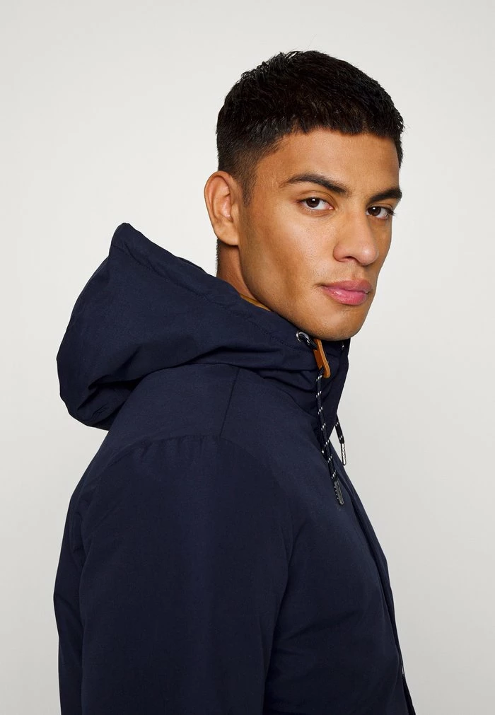 Jack & Jones JJSAKA - Winter Coat - Navy Blazer 5 Jack & Jones JJSAKA - Winter Coat - Navy Blazer - Image 5