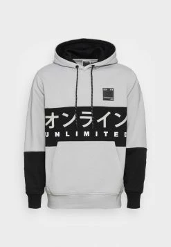 Jack & Jones JCOHORIZON HOODY - Sweatshirt - Grey/black