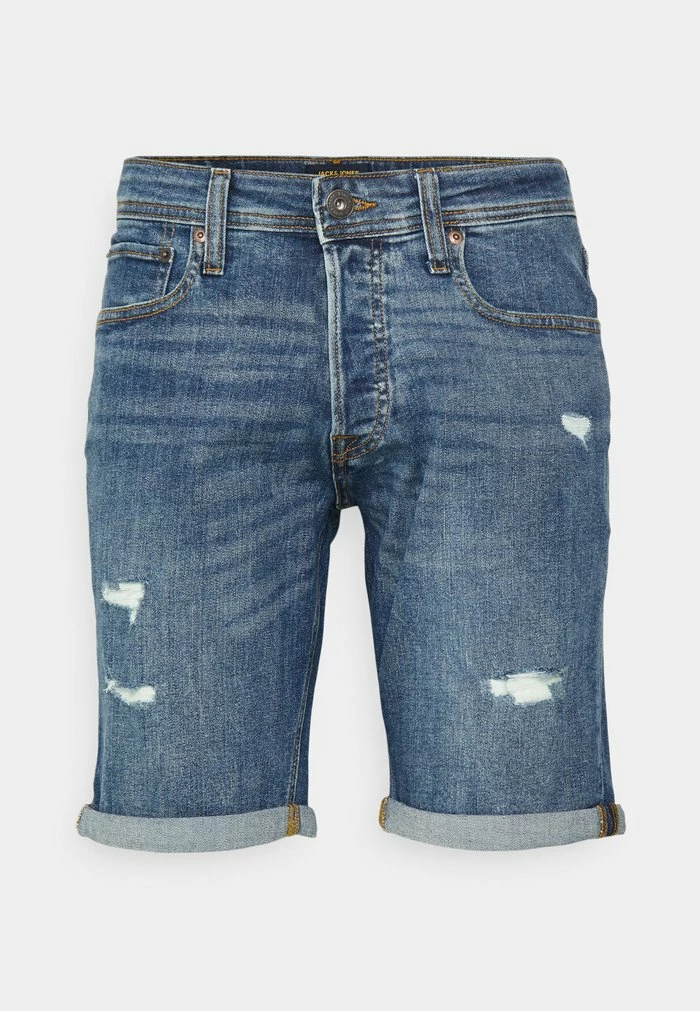 Jack & Jones JJIRICK JJIORIGINAL - Denim Shorts - Blue Denim 3 Jack & Jones JJIRICK JJIORIGINAL - Denim Shorts - Blue Denim - Image 3