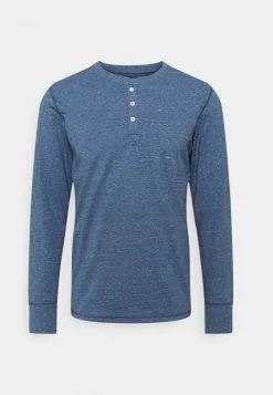 Jack & Jones JACTIKI HENLEY - Pyjama Top - Navy Blazer