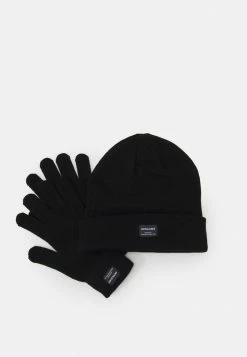 Jack & Jones JACBEANIE GLOVE GIFTBOX SET - Beanie - Black
