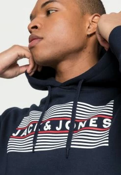 Jack & Jones JJECORP LOGO HOOD - Hoodie - Navy 9 Jack & Jones JJECORP LOGO HOOD - Hoodie - Navy -Jack & Jones Shop 8aaa4f8bacf448acb1a17ffc308f4484