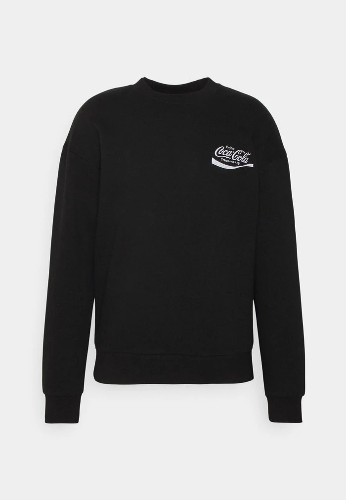 Jack & Jones JORCOCA COLA CREW NECK UNISEX - Sweatshirt - Black 1 Jack & Jones JORCOCA COLA CREW NECK UNISEX - Sweatshirt - Black