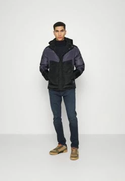 Alternative view of Jack & Jones JCOPAN PUFFER - Winter Jacket - Black Melange