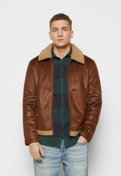 Jack & Jones JJEAGLE JACKET - Faux Leather Jacket - Almond 9 Jack & Jones JJEAGLE JACKET - Faux Leather Jacket - Almond -Jack & Jones Shop 8bc4d1bc36aa42848a64af7c12bd7e06
