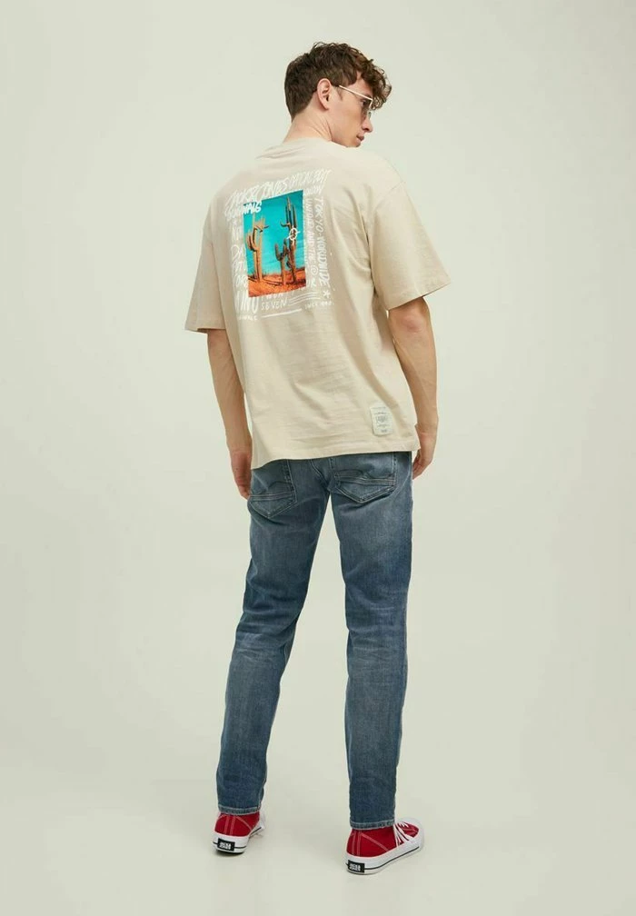 Jack & Jones Slim Fit Jeans - Blue Denim 3 Jack & Jones Slim Fit Jeans - Blue Denim - Image 3