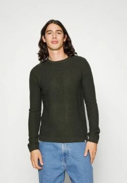Jack & Jones JJEDAMIAN CREW NECK - Jumper - Rosin Twisted