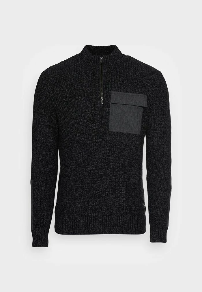 Jack & Jones JCOBRYAN CREW NECK - Jumper - Black 4 Jack & Jones JCOBRYAN CREW NECK - Jumper - Black - Image 4