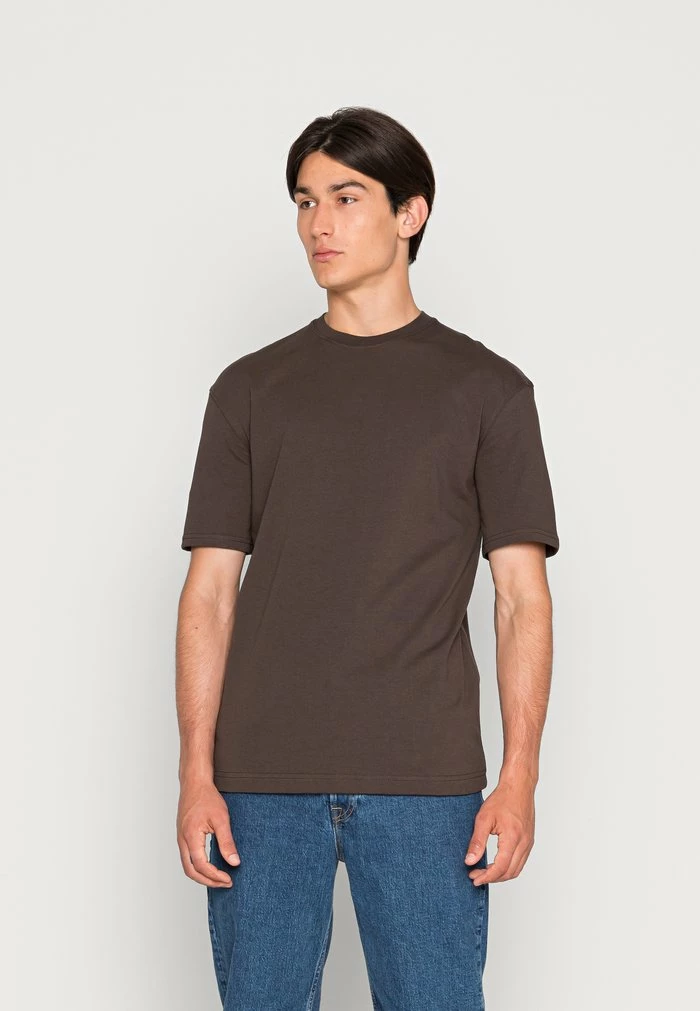 Jack & Jones JJERELAXED TEE O NECK - Basic T-shirt - Mulch 1 Jack & Jones JJERELAXED TEE O NECK - Basic T-shirt - Mulch