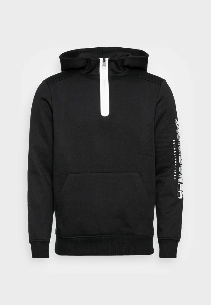Jack & Jones JCOSPRING - Hoodie - Black 4 Jack & Jones JCOSPRING - Hoodie - Black - Image 4