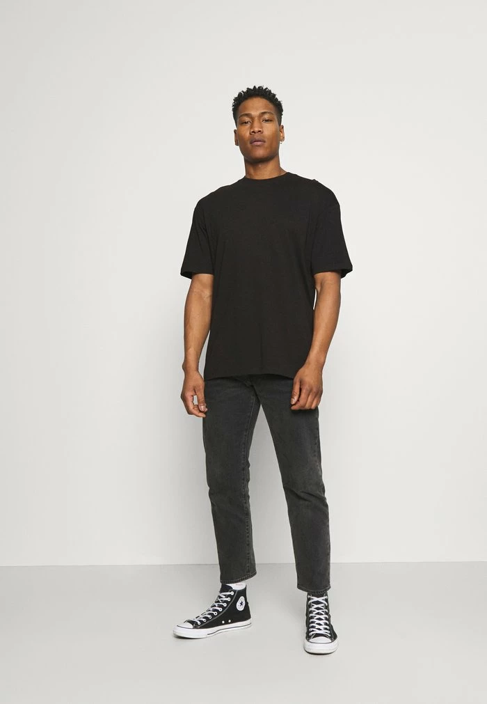 Jack & Jones JORBRINK TEE CREW NECK - Basic T-shirt - Black 2 Jack & Jones JORBRINK TEE CREW NECK - Basic T-shirt - Black - Image 2