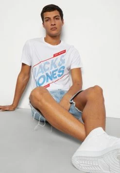 Jack & Jones JJFORMATION TEE CREW NECK - Print T-shirt - White -Jack & Jones Shop 8e6d3d02692f485fb8b23db93767430a