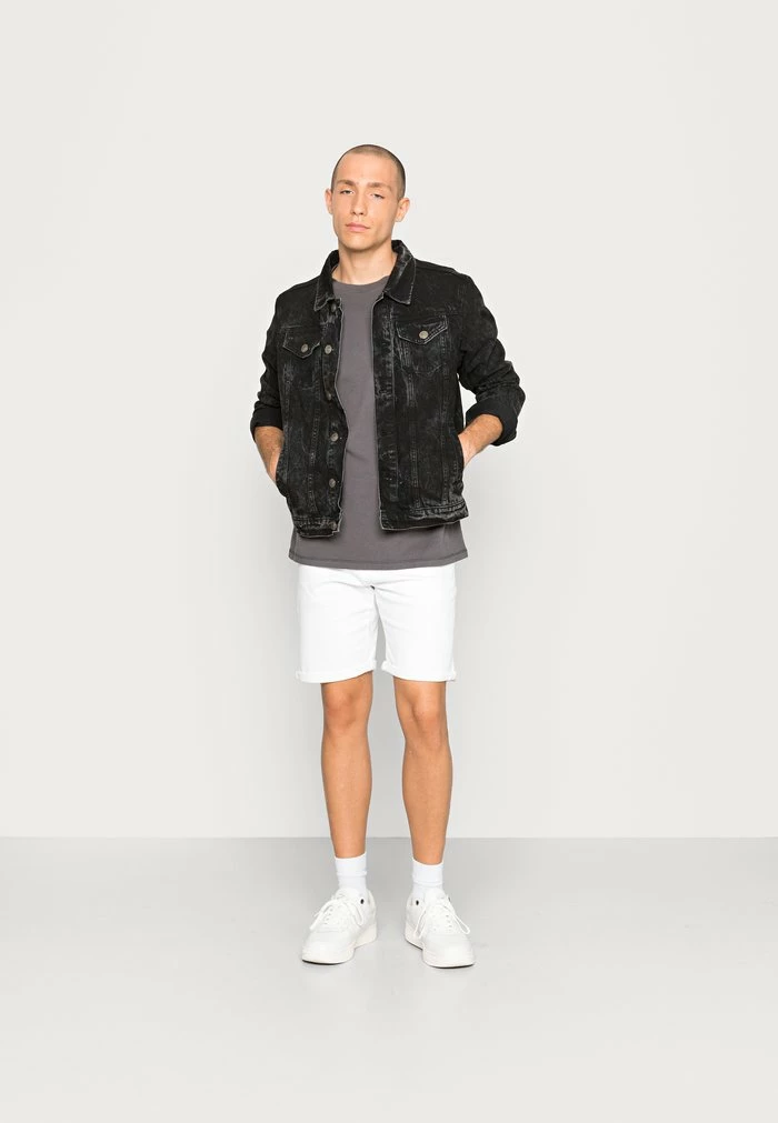 Jack & Jones JORPASADENA BLUR TEE CREW NECK - Print T-shirt - Asphalt 2 Jack & Jones JORPASADENA BLUR TEE CREW NECK - Print T-shirt - Asphalt - Image 2