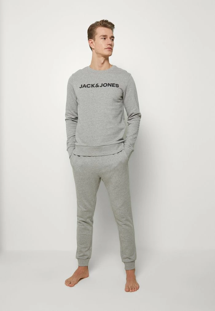 Jack & Jones JACLOUNGE - Pyjamas - Light Grey Melange 1 Jack & Jones JACLOUNGE - Pyjamas - Light Grey Melange