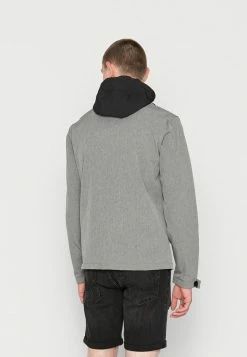 Jack & Jones JJEMARVIN HOOD - Outdoor Jacket - Grey Melange -Jack & Jones Shop 8fc4687322ba450caa60ced21fa75051