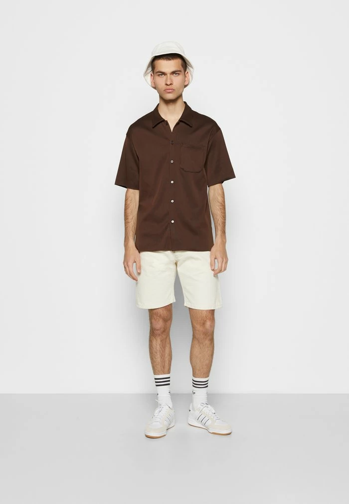Jack & Jones JJICHRIS - Denim Shorts - Ecru 2 Jack & Jones JJICHRIS - Denim Shorts - Ecru - Image 2