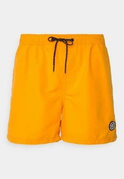 Jack & Jones JJICRETE JJSWIMSHORTS TAPE - Swimming Shorts - Bright Marigold