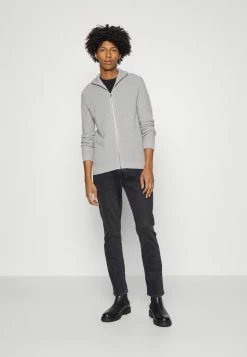 Alternative view of Jack & Jones JORDAMIAN ZIP CARDIGAN - Cardigan - Light Grey Melange