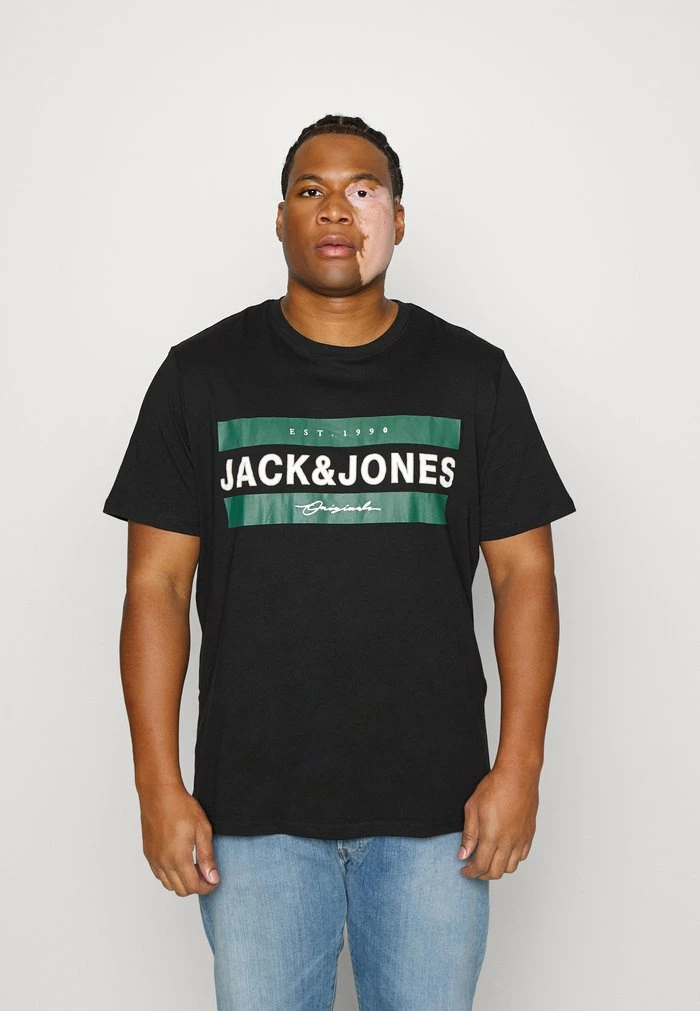 Jack & Jones JORFRIDAY TEE CREW NECK - Print T-shirt - Black 1 Jack & Jones JORFRIDAY TEE CREW NECK - Print T-shirt - Black