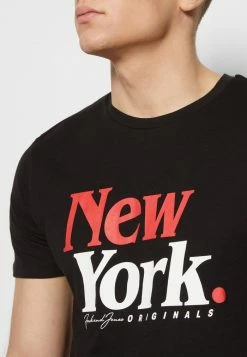 Jack & Jones JORBOOSTER TEE CREW NECK - Print T-shirt - Black 13 Jack & Jones JORBOOSTER TEE CREW NECK - Print T-shirt - Black -Jack & Jones Shop 91dde2fe1ae849b4af684c202565d36a