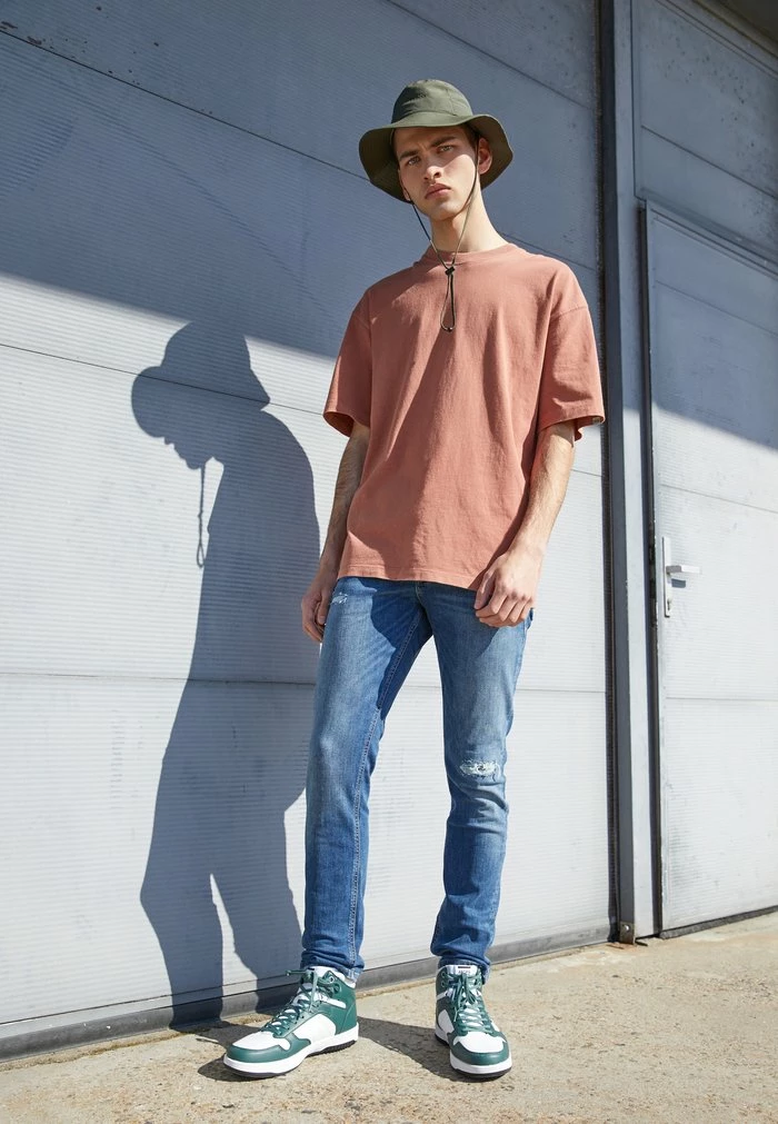 Jack & Jones JJIGLENN - Slim Fit Jeans - Blue Denim 1 Jack & Jones JJIGLENN - Slim Fit Jeans - Blue Denim