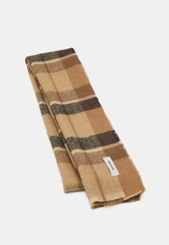 Jack & Jones JACSOLID CHECKS - Scarf - Cocoa Brown